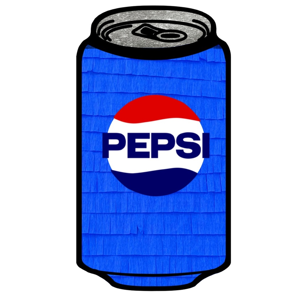 Pepsi soda can Pinata